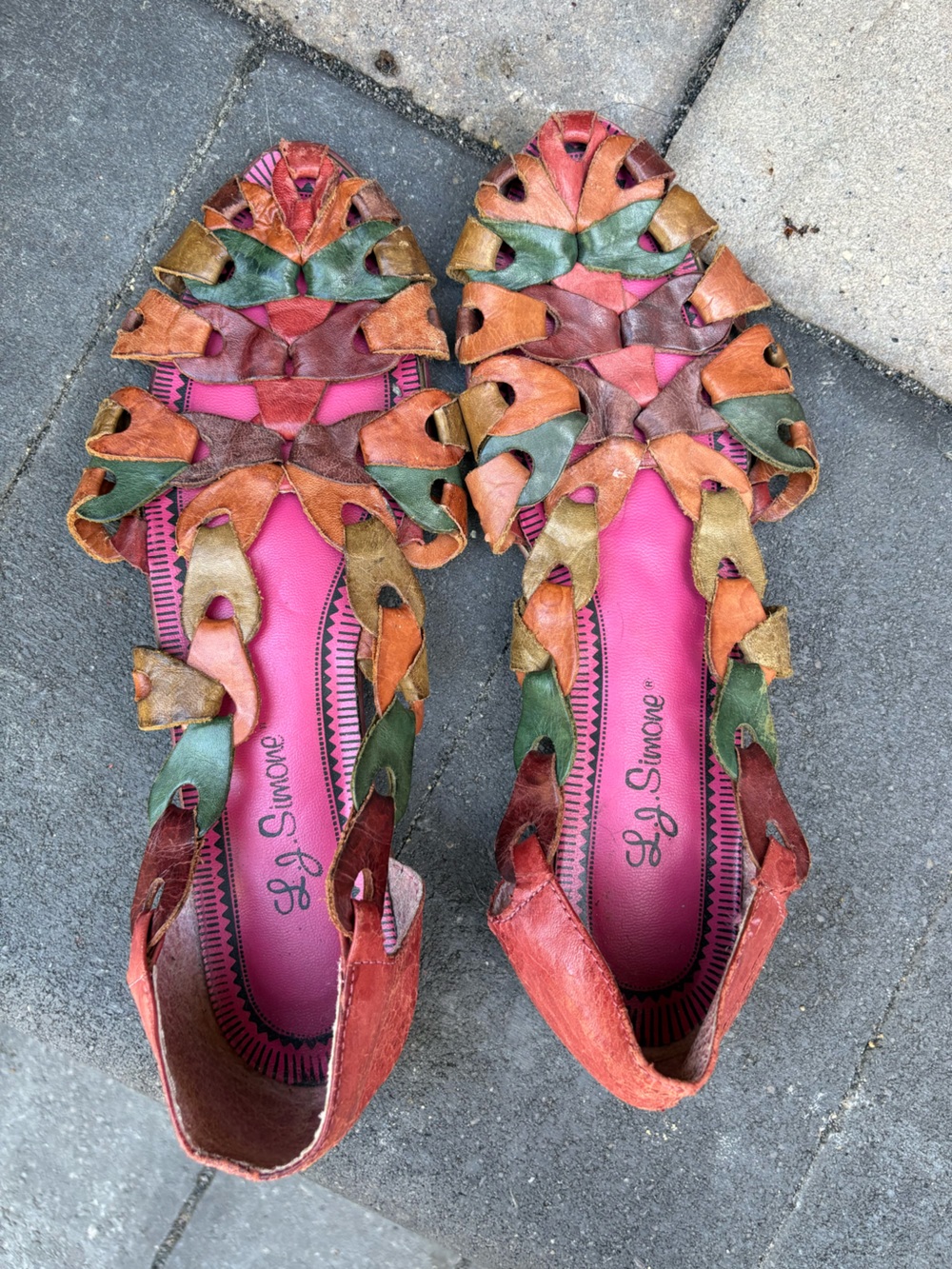 LG Simone Brazilian flats - size 10